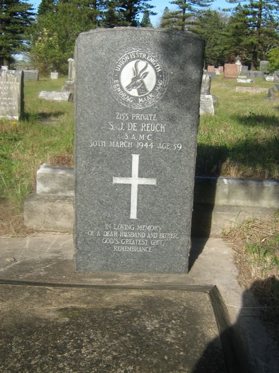 REUCK S.J., de -1944