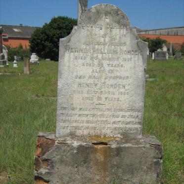 ROHDEN Werner William -1901 :: ROHDEN Henry -1900