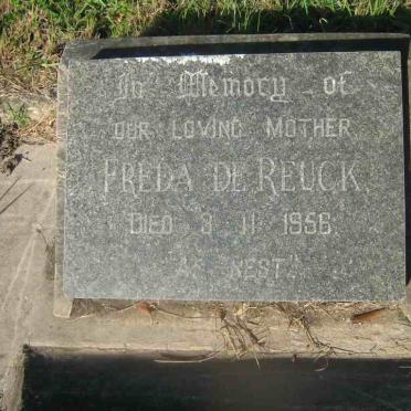 REUCK Freda, de -1956