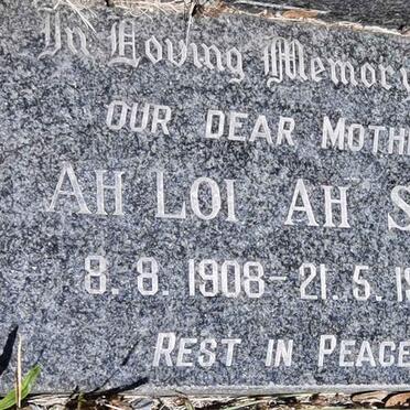SON Ah Loi Ah 1908-1996