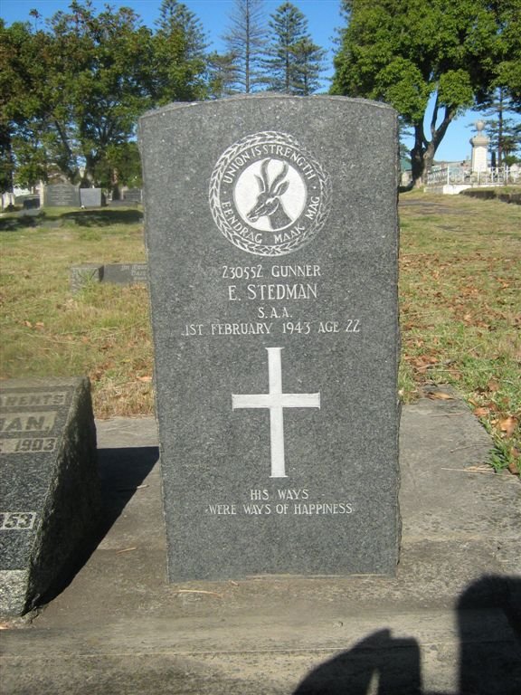 STEDMAN E. -1943