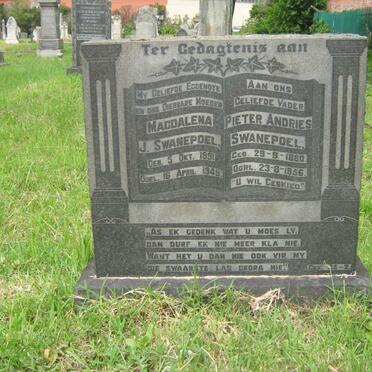 SWANEPOEL Pieter Andries 1880-1956 &amp; Magdalena J. 1891-1945