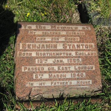 STANTON Benjamin 1860-1940