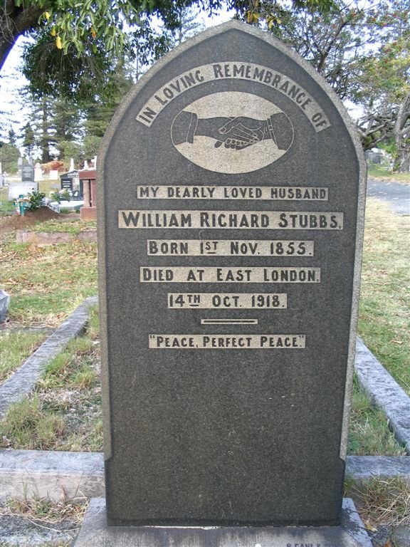 STUBBS William Richard 1855-1918