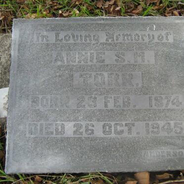 TORR Annie S. M. 1874-1945