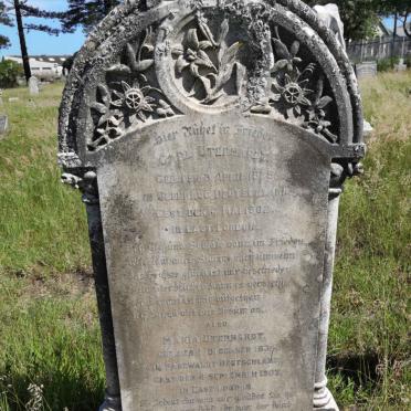 UTERHARDT Carl 1825-1902 &amp; Maria 183?-1903