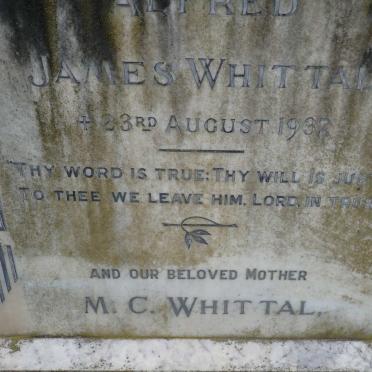 WHITTAL  Alfred James -1937 & M.C. -1948 _1
