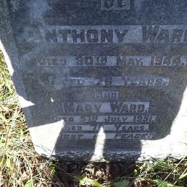 WARD Anthony -1944 & Mary -1951