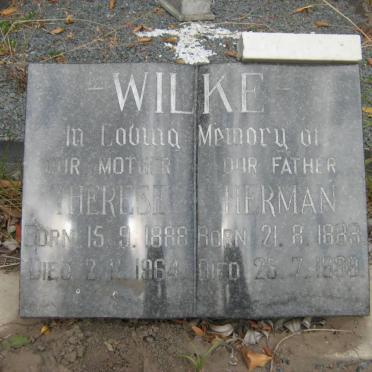 WILKE Herman 1883-1939 &amp; Therese 1888-1964