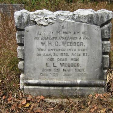 WEBBER W.H.G -1930 &amp; E.L. 1887-1937