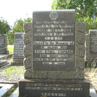 COPANS Eve Ethel nee CRUZED-LITO -1947 