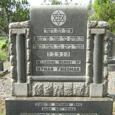 FRIEDMAN Hyman -1945