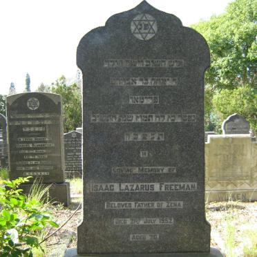 FREEMAN Isaac Lazarus -1952 