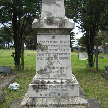 ISENBERG Simon 1848-1931