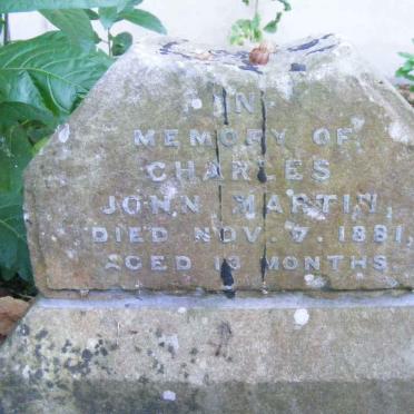 MARTIN Charles John -1881
