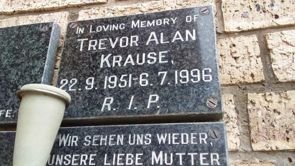 KRAUSE Trevor Alan 1951-1996