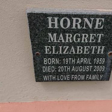 HORNE Margret Elizabeth 1959-2009