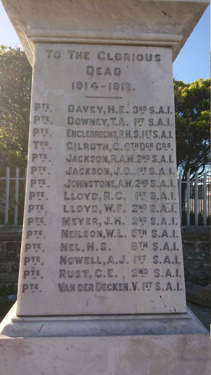 2. WWI Memorial 1914-1919