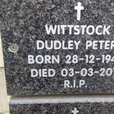 WITTSTOCK Dudley Peter 1949-2011
