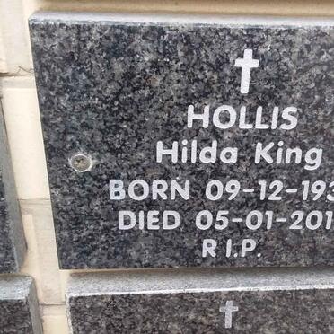 HOLLIS Hilda King 1934-2012