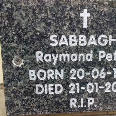 SABBAGH Raymond Peter 1937-2019