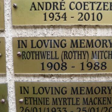 MITCHELL Rothwell 1908-1988