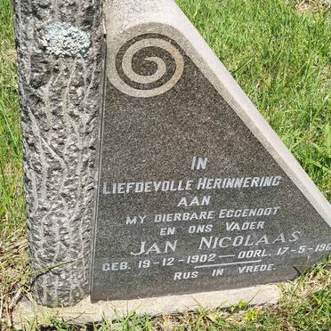 ? Jan Nicolaas 1902-1966