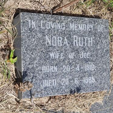 ? Nora Ruth 1910-1985