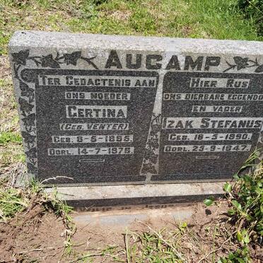 AUCAMP Izak  Stefanus 1890-1947 &amp; Gertina VENTER 1895-1978