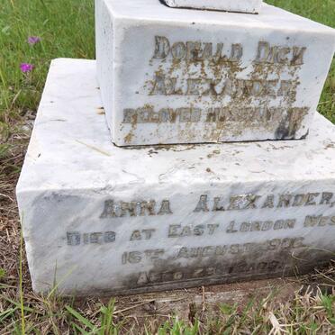 ALEXANDER Donald Dick -1906