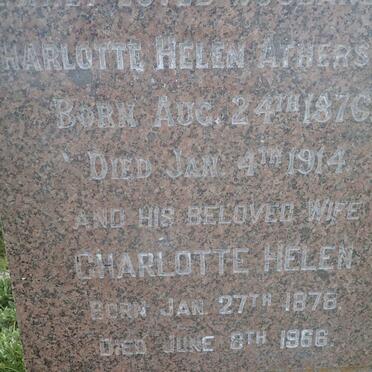 ATHERSTONE George Hornsby 1876-1914 &amp; Charlotte Helen 1876-1966