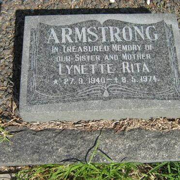 ARMSTRONG Lynette Rita 1940-1974