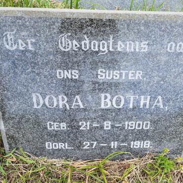 BOTHA Dora 1900-1918