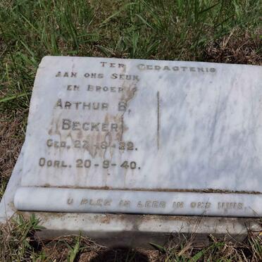 BECKER Arthur B. 1922-1940