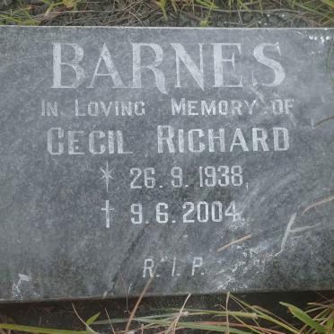 BARNES Cecil Richard 1938-2004