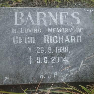 BARNES Cecil Richard 1938-2004