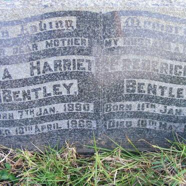 BENTLEY Frederick 1883-1949 &amp; Ida Harriet 1890-1968