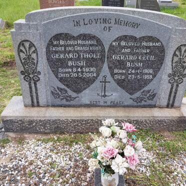 BUSH Gerard Cecil 1906-1959 :: BUSH Gerard Thole 1930-2004