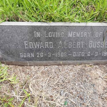 BUSSE Edward Albert 1908-1969