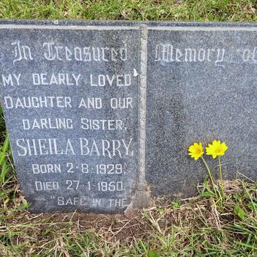 BARRY Sheila 1929-1950