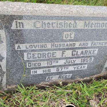 CLARKE George F. -1959