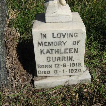 CURRIN Kathleen 1919-1920