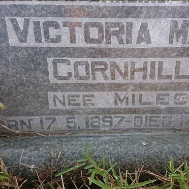 CORNHILL Richard Orlando Ramsay 1897-1948 &amp; Victoria May MILES 1897-1961