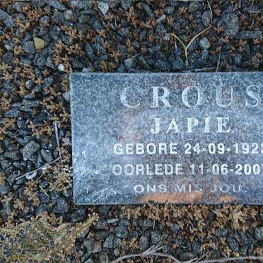CROUS Japie 1922-2007