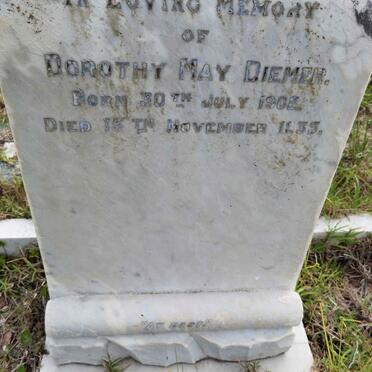 DIEMER Dorothy May 1902-1935
