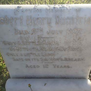 DIMITRIEFF Robert Henry -1927