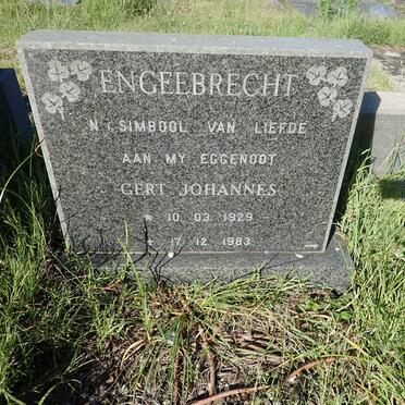ENGELBRECHT Gert Johannes 1929-1983