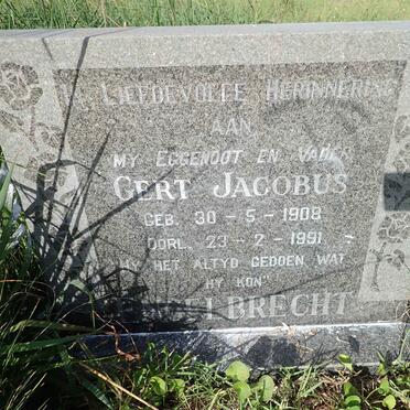 ENGELBRECHT Gert Jacobus 1908-1991