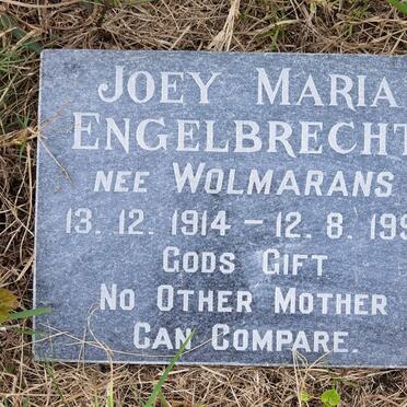 ENGELBRECHT Joey Maria nee WOLMARANS 1914-1991