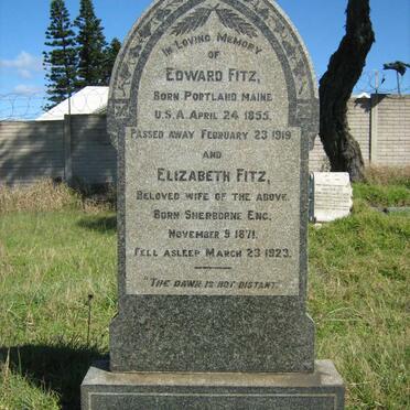FITZ Edward 1855-1919 &amp; Elizabeth 1871-1923